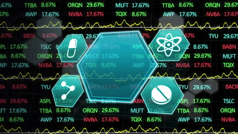 Digital Medical Data Interface with Stock Market Metrics