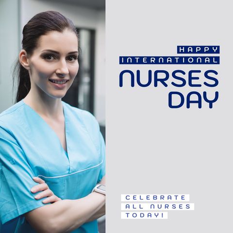 Celebrating International Nurses Day with Smiling Female Nurse