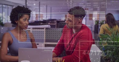 Analyzing team collaboration with augmented reality data overlays in open office workspace