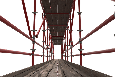 digital illustration of scaffolding structure on transparent background - Download Free Stock Videos Pikwizard.com