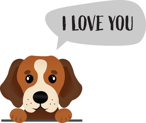 transparent mother's day card design dog with message - Download Free Stock Videos Pikwizard.com