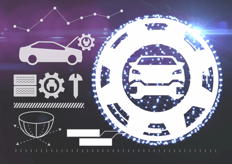 innovative car repair concept with transparent digital elements - Download Free Stock Videos Pikwizard.com