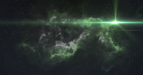 Mysterious Cosmic Green Nebula Glow