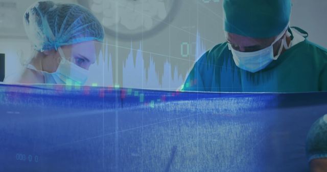 Diverse Surgeons Analyzing Complex Data During Surgery - Download Free Stock Images Pikwizard.com