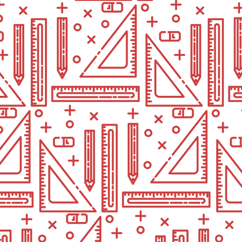 red school utensils pattern on transparent background - Download Free Stock Videos Pikwizard.com