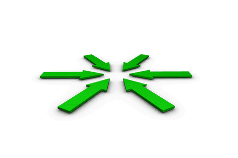 green arrows converging on transparent background, symbol of unity - Download Free Stock Videos Pikwizard.com