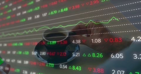 Finance Professional Analyzing Stock Market Trends