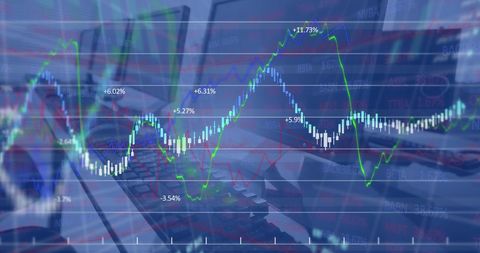 Financial Data Analysis with Stock Market Trends - Download Free Stock Images Pikwizard.com