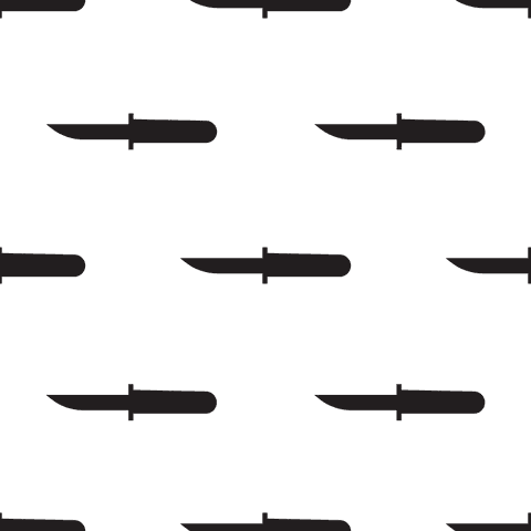 Seamless Pattern with Black Knives on Transparent Background - Download Free Stock Videos Pikwizard.com