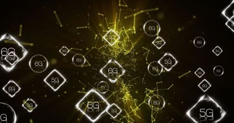 futuristic 5g and 6g digital network connections - Download Free Stock Images Pikwizard.com