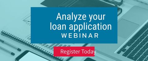 Webinar Promotion Banner for Loan Application Analysis