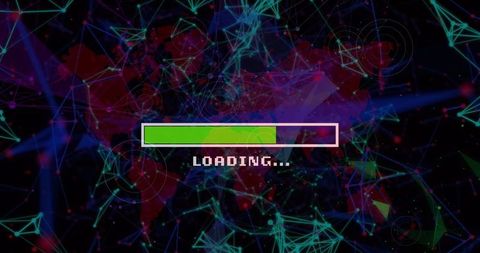 Futuristic Technology Loading Bar on Digital World Map - Download Free Stock Images Pikwizard.com