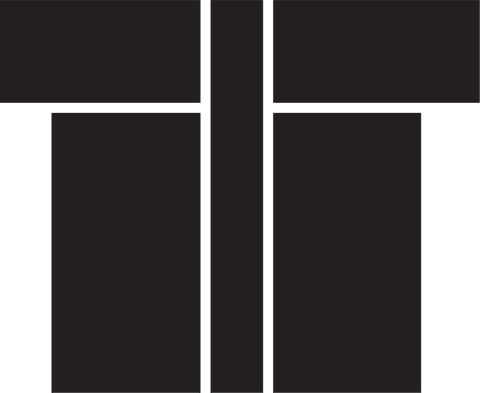 Black birthday present illustration on transparent background