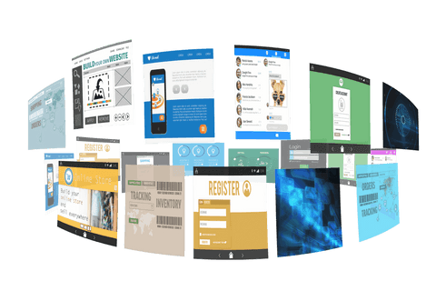 Transparent Digital Screens with Interfaces Technology Concept - Download Free Stock Videos Pikwizard.com