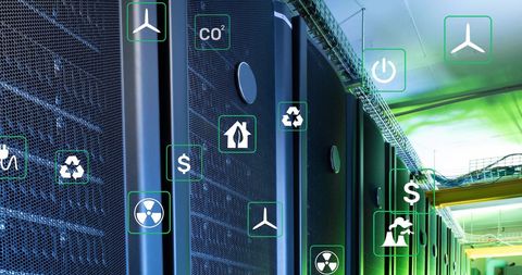 Eco-Friendly Technology in Data Center - Download Free Stock Images Pikwizard.com