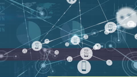 Digital Connectivity and Global Networking Interface Concept