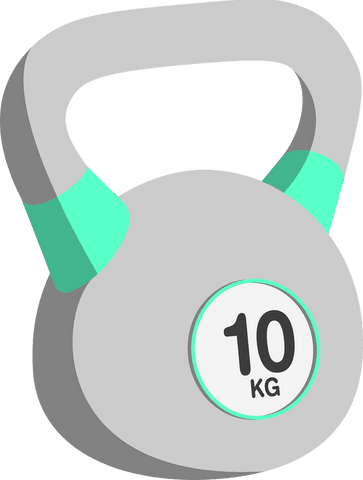 minimalistic gray kettlebell design with mint accents - Download Free Stock Videos Pikwizard.com