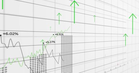 Financial Data and Growth Arrows Boosting Business Success - Download Free Stock Images Pikwizard.com