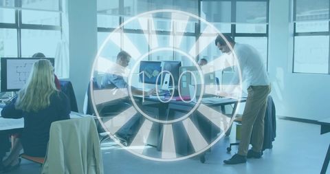 Teamwork and Productivity in Modern Office Environment