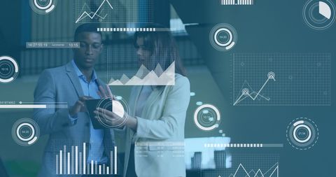 Diverse Business Team Analyzing Digital Data Visualizations - Download Free Stock Images Pikwizard.com