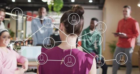 Team Collaboration in Workplace with Network Overlay