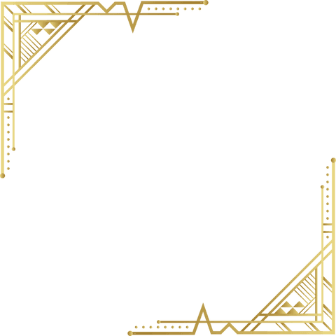 Transparent Art Deco Gold Border with Geometric Elegance - Download Free Stock Videos Pikwizard.com
