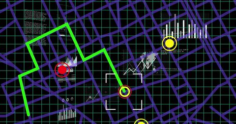 abstract financial data visualization with interactive display - Download Free Stock Images Pikwizard.com