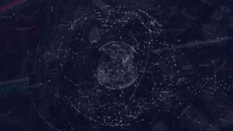 Digital Network Connecting Global Connections Concept