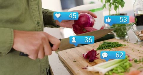Social media engagement in modern cooking