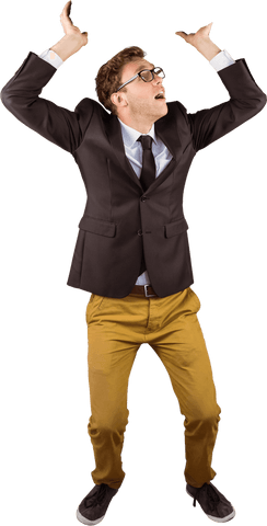 Young Male Student Celebrating on Transparent Background - Download Free Stock Videos Pikwizard.com