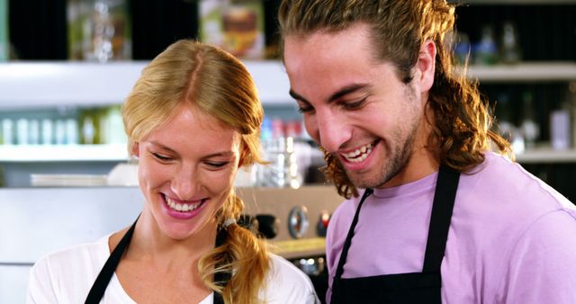 Young baristas preparing coffee in trendy cafe - Download Free Stock Images Pikwizard.com