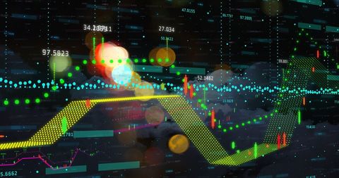Digital Data Visualization with Global Interface Concept - Download Free Stock Images Pikwizard.com