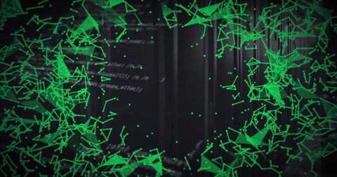 abstract plexus networks over computer servers - Download Free Stock Images Pikwizard.com