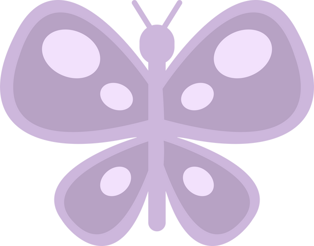 Simple Transparent Digital Purple Butterfly Vector Illustration - Download Free Stock Videos Pikwizard.com