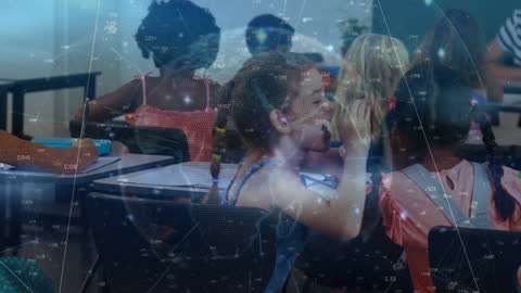 Diverse Schoolchildren in Connected Learning Environment