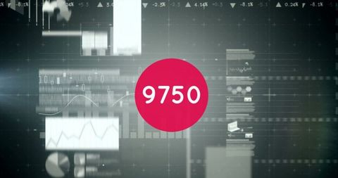 Digital Interface with Real-Time Statistics and Data Visualization Concepts - Download Free Stock Images Pikwizard.com