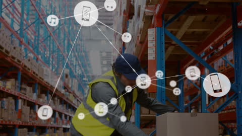 Digital Connectivity and Network Interface Over Warehouse Worker