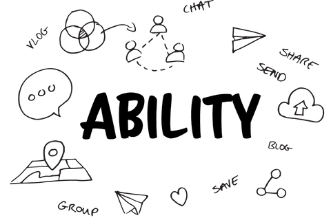 Digital Sketch Symbols Illustrating Ability Concept - Download Free Stock Videos Pikwizard.com