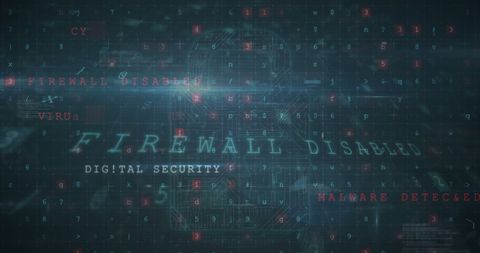 Digital Security Breach Warning with Holographic Padlock - Download Free Stock Images Pikwizard.com