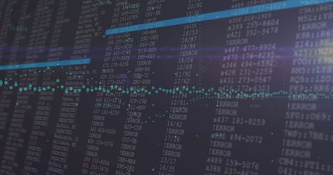 Abstract Digital Data Stream and Error Codes - Download Free Stock Images Pikwizard.com