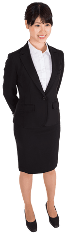 transparent professional asian businesswoman with confident posture - Download Free Stock Videos Pikwizard.com