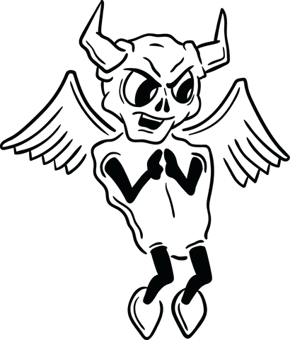 transparent cartoon devil with wings and horns illustration - Download Free Stock Videos Pikwizard.com