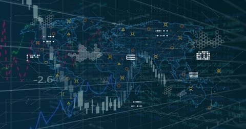 Global Data Visualization and Digital Interface Concept - Download Free Stock Images Pikwizard.com