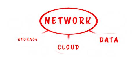 Transparent Network Symbols with Cloud Data Connections - Download Free Stock Videos Pikwizard.com