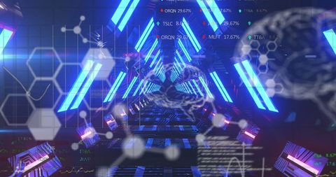 Futuristic Finance and Medical Data Visualization - Download Free Stock Images Pikwizard.com