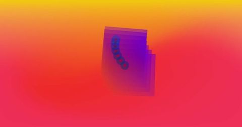 Vibrant Gradient with Bouncing Rings for Modern Design Concepts - Download Free Stock Images Pikwizard.com
