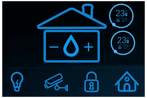 smart home digital dashboard on transparent background - Download Free Stock Videos Pikwizard.com