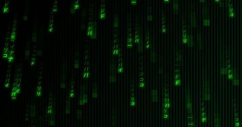 Green Binary Code Lines on Black Background - Download Free Stock Images Pikwizard.com