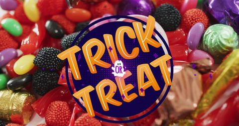 Halloween Trick or Treat Sweets Festive Background - Download Free Stock Images Pikwizard.com