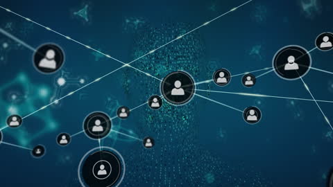 Futuristic Digital Connections in a Virtual Network